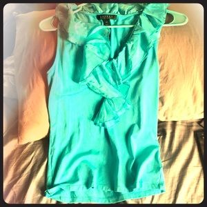 Baby blue Ralph Lauren Blouse